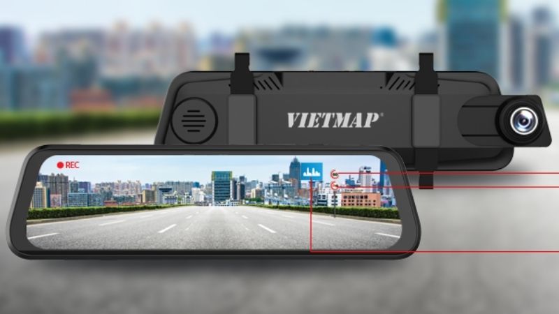 Ngoại hình ấn tượng của thiết bị camera hành trình G39 Viepmap