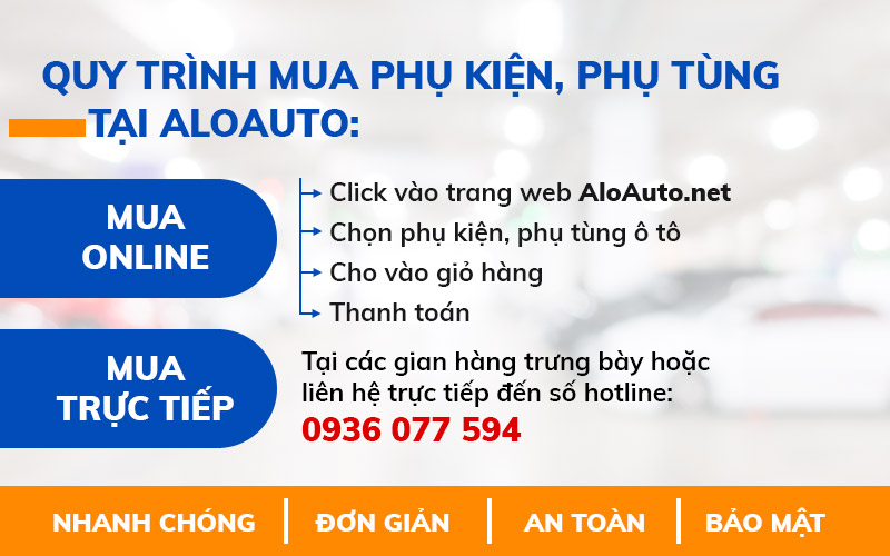 Quy trình mua hàng online tại Aloauto.net